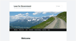 Desktop Screenshot of leanforgovernment.com